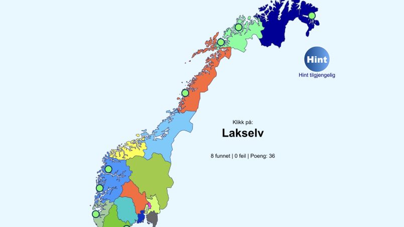 Norgeskart