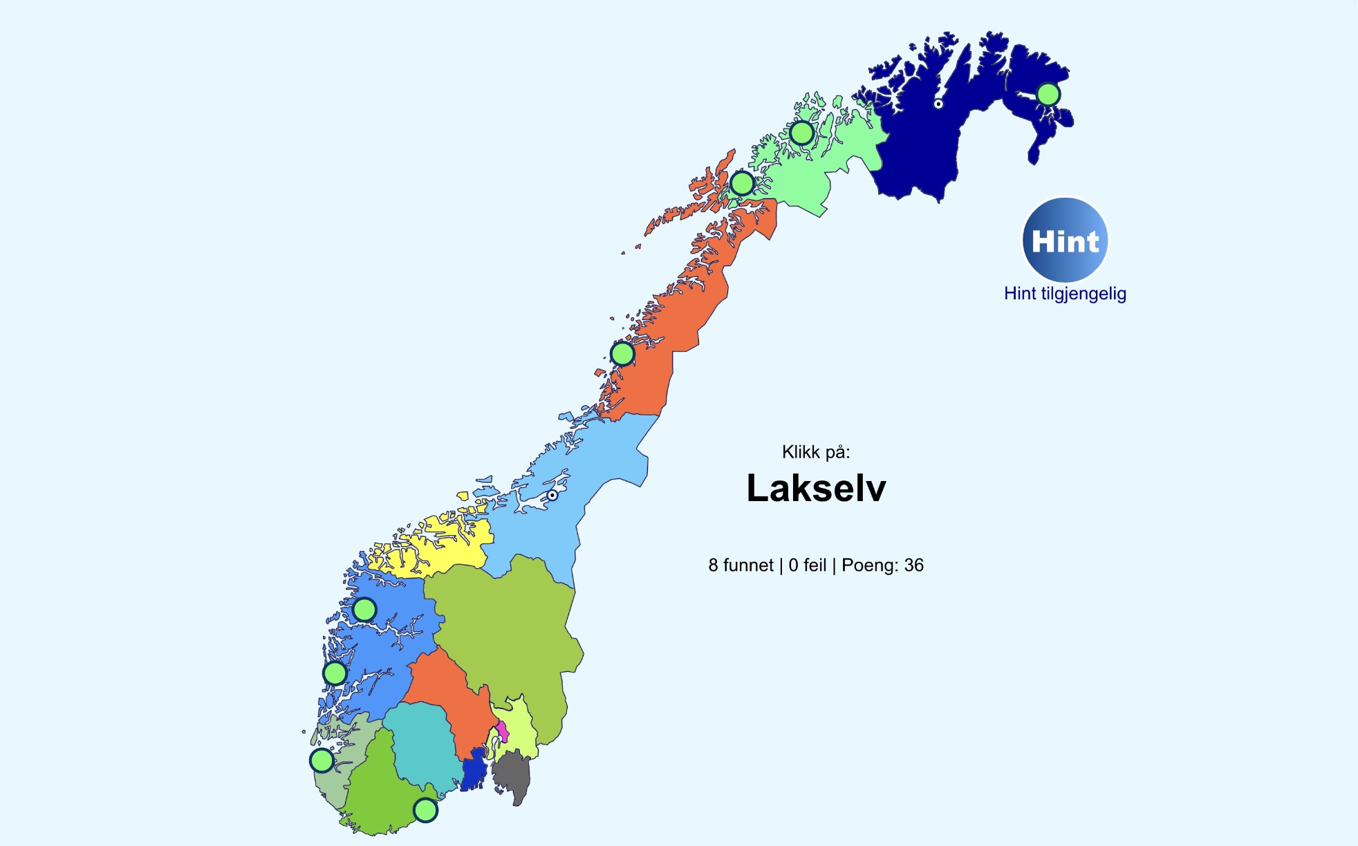 Norgeskart