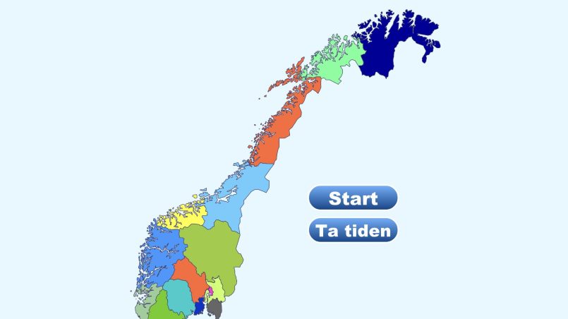 Norgeskart