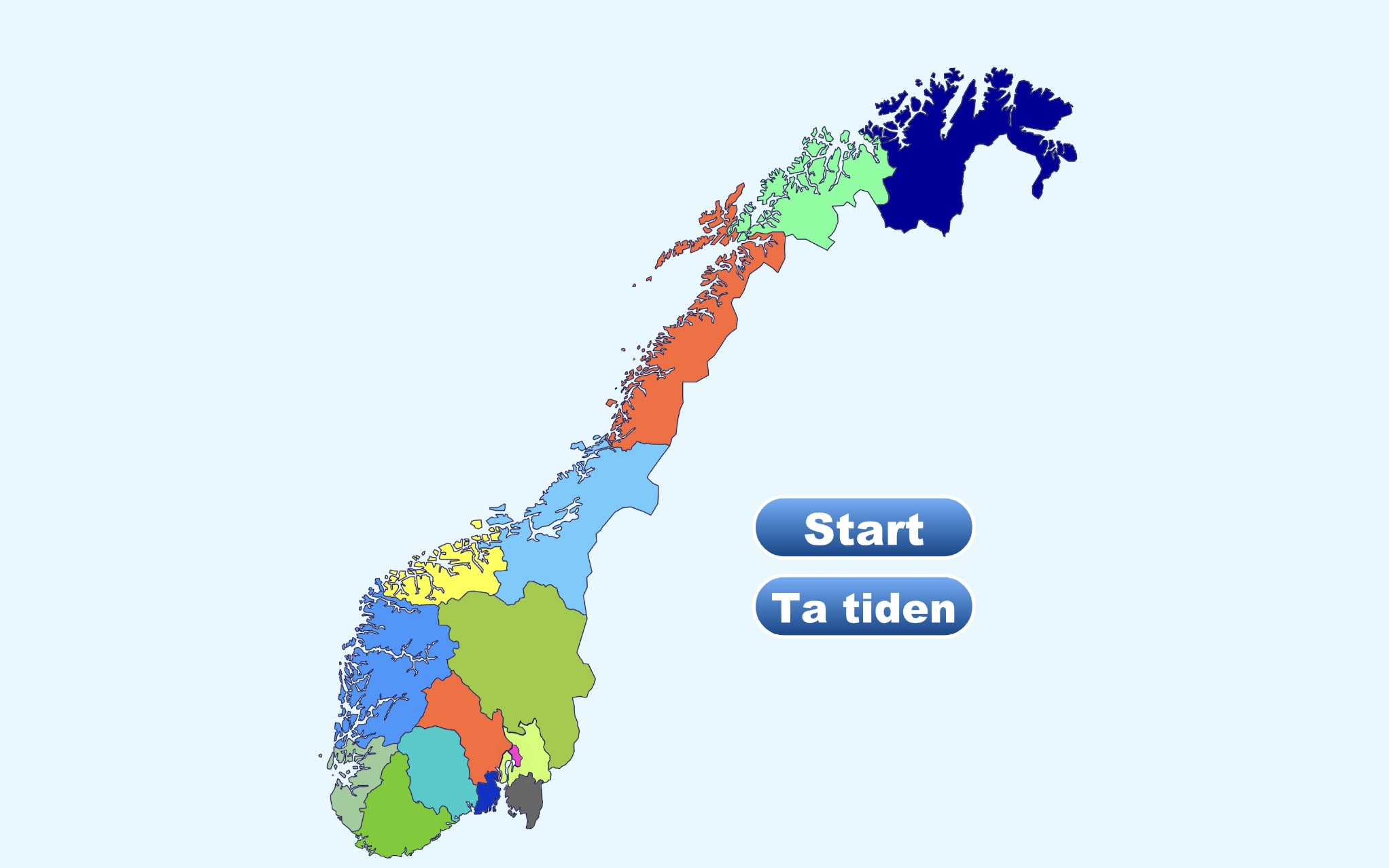 Norgeskart