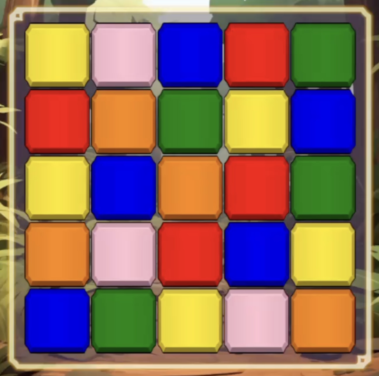 Rainbow Puzzle steg 1