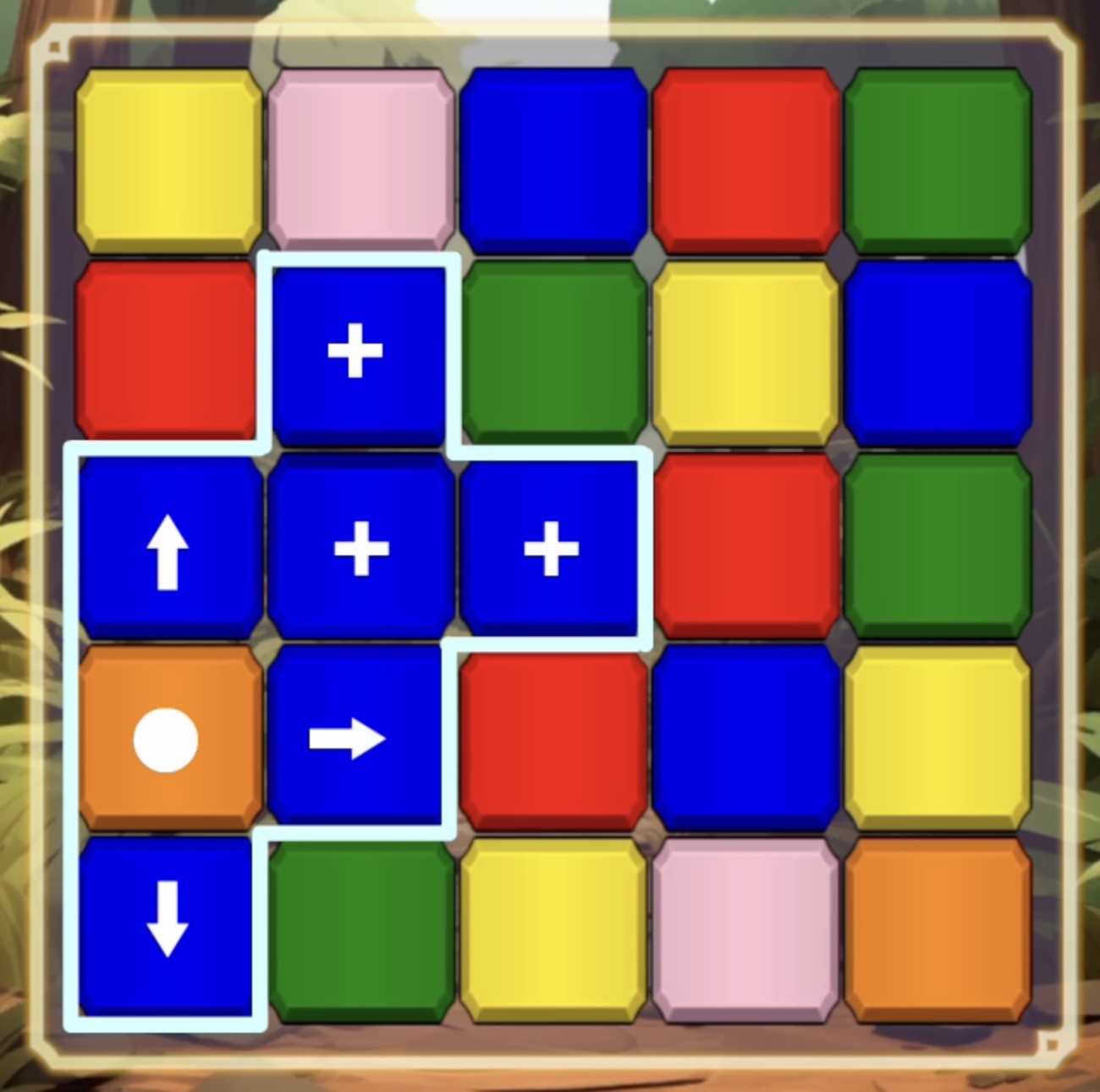 Rainbow Puzzle steg 3